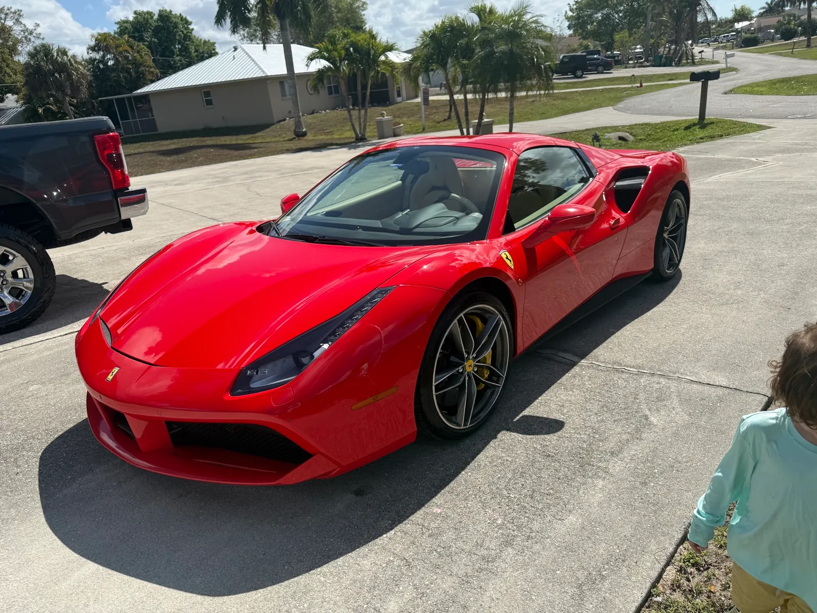 ferrari front detailed at Duncan Elite Detailing, Naples FL