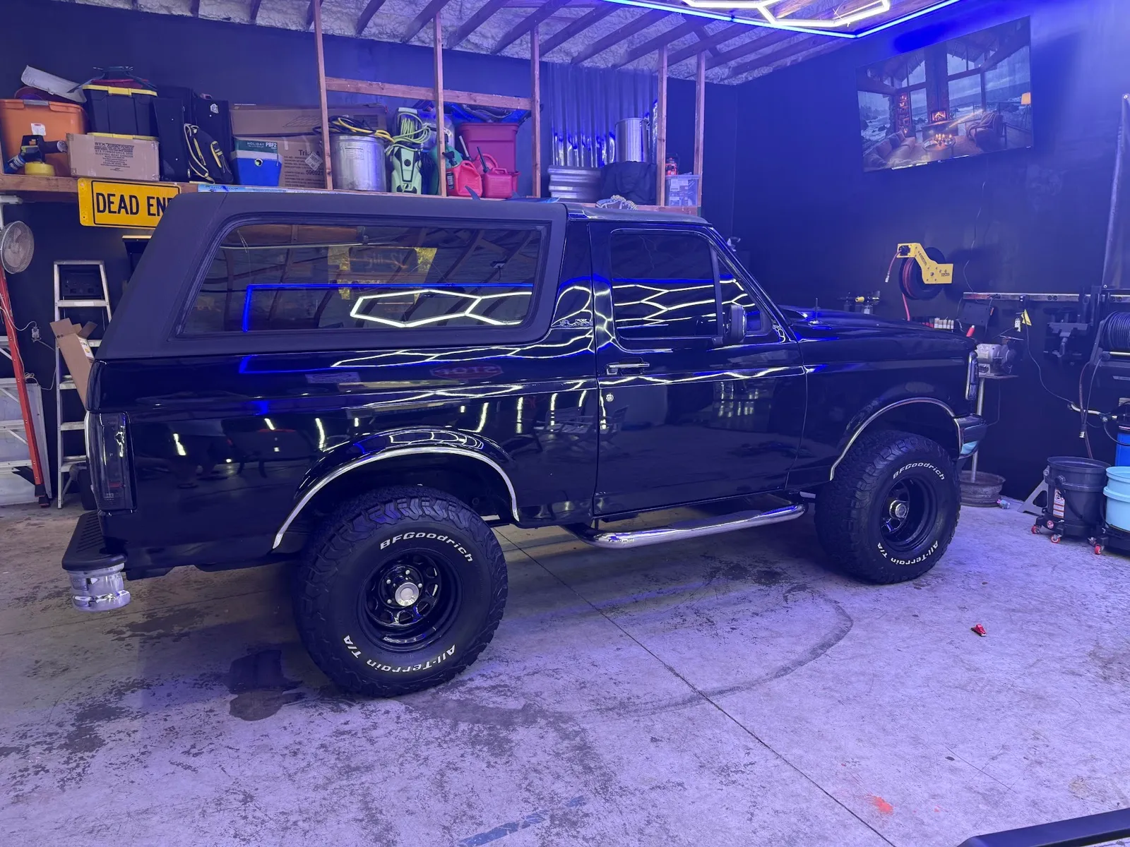 shop truck detailed at Duncan Elite Detailing, Naples FL